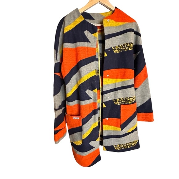 GOLDI Multi Color, Long Sleeve, Jacket Coat sz XS - Picture 14 of 16